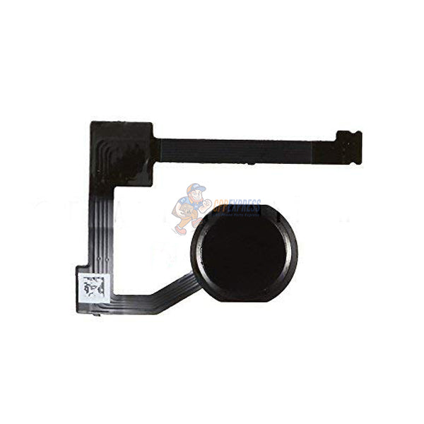 iPad Mini 4 Compatible Home Button with Flex Cable Replacement - Black