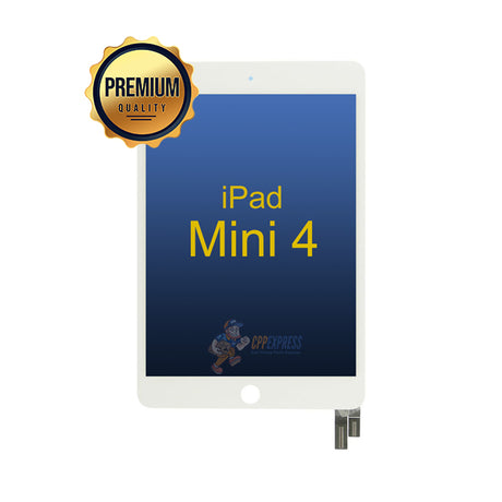 iPad Mini 4 Premium LCD Touch Screen Digitizer and Assembly White