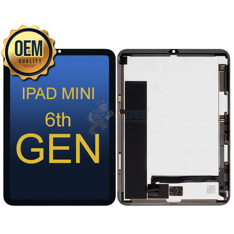 iPad Mini 6 LCD Display Touch Screen Digitizer Complete Assembly - Black