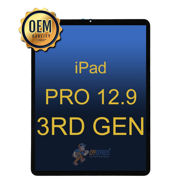 iPad Pro 12.9 3rd Gen LCD Touch Screen Digitizer & Assembly Black