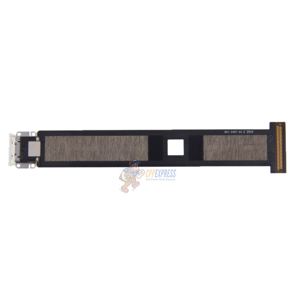 iPad Pro 12.9 Charging Port with Flex Cable Replacement - White