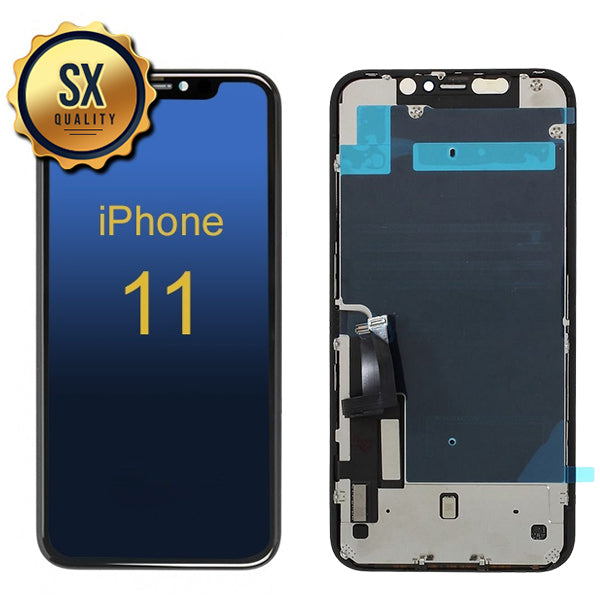 iPhone 11 LCD Screen Digitizer Complete Assembly SX Quality - Black