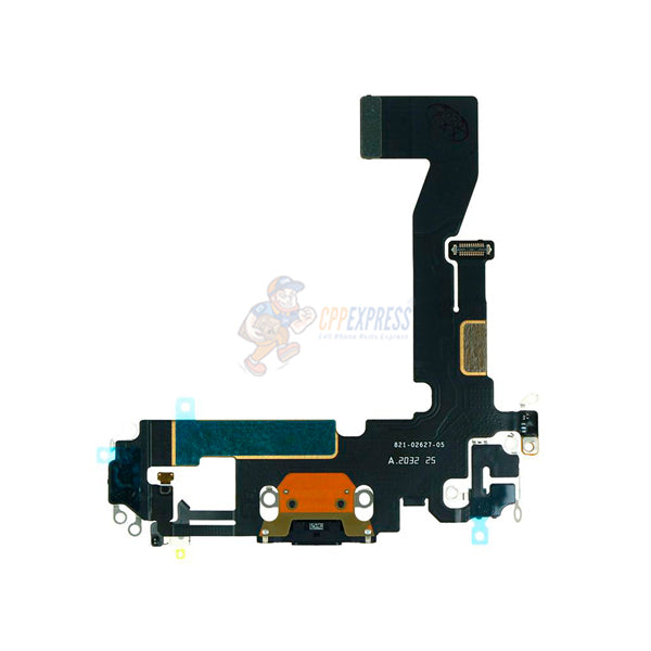 iPhone 12 / 12 Pro Charging Port Dock Connector Flex Cable - Black