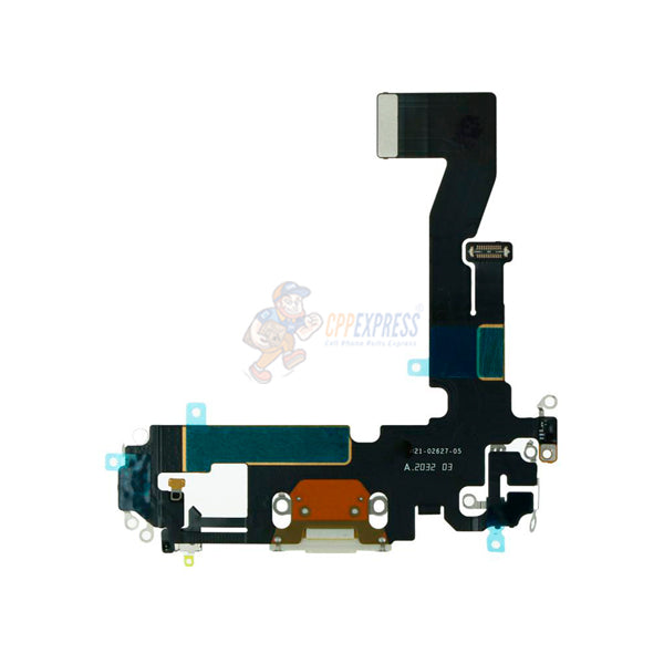 iPhone 12 / 12 Pro Charging Port Dock Connector Flex Cable - White