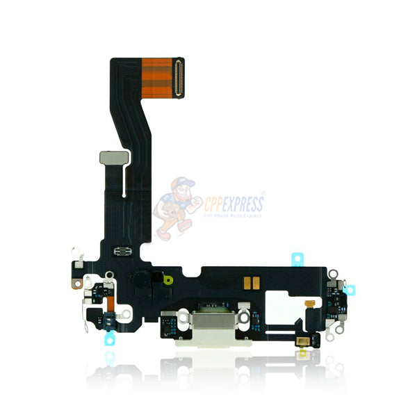 iPhone 12 / 12 Pro Charging Port Dock Connector Flex Cable - White