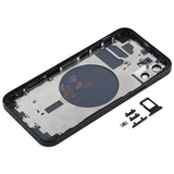 iPhone 12 Battery Back Door - Perfect Fit Premium Back Cover Case Housing - Black