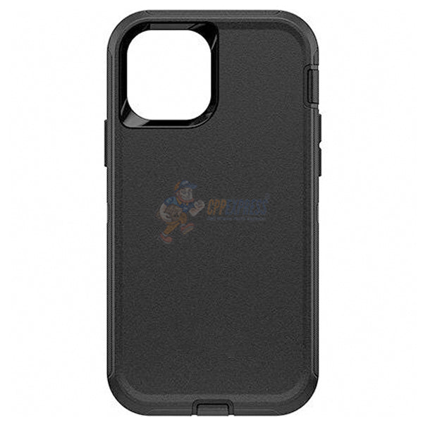 iPhone 12 / iPhone 12 Pro 6.1" Shockproof Defender Case Cover - Black