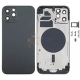 iPhone 12 Pro Battery Back Door - Perfect Fit Premium Back Cover Case Housing - Black