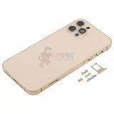 iPhone 12 Pro Battery Back Door - Perfect Fit Premium Back Cover Case Housing - Gold