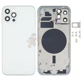 iPhone 12 Pro Battery Back Door - Perfect Fit Premium Back Cover Case Housing - Silver