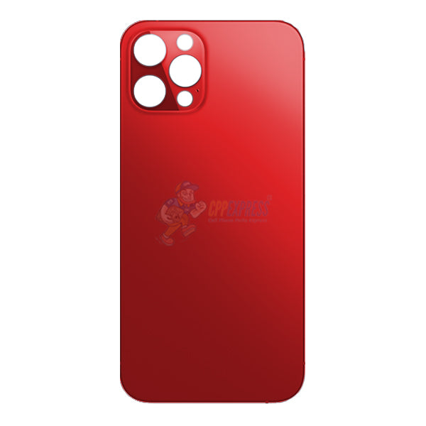 IPhone 12 Pro Max Glass Back Door - Perfect Fit Premium Back Glass - Red