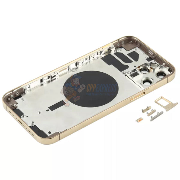 iPhone 12 Pro Max Battery Back Door - Perfect Fit Premium Back Cover Case Housing - Gold