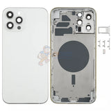 iPhone 12 Pro Max Battery Back Door - Perfect Fit Premium Back Cover Case Housing - Silver