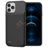 iPhone 12 Pro Max Juice Vault Battery Backup Power Bank Charging Case Cover Black