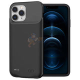 iPhone 12 iPhone 12 Pro Juice Vault Battery Backup Power Bank Charging Case Cover Black