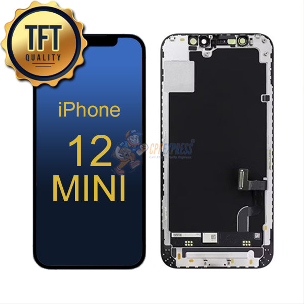 iPhone 12 Mini TFT LCD Touch Screen Digitizer Assembly - Black