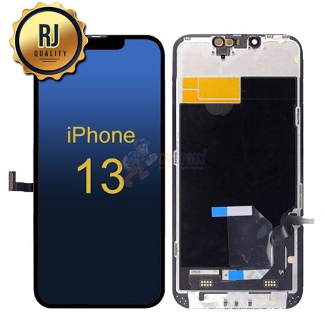 iPhone 13 LCD Display Touch Screen Digitizer Assembly RJ Quality - Black