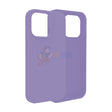 iPhone 13 Pro Slim Soft Silicone Protective ShockProof Case Cover Purple