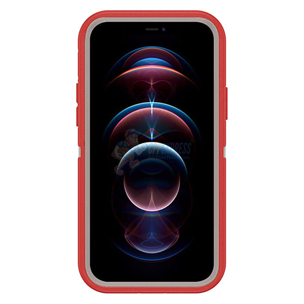 iPhone 13 Shockproof Defender Case Cover - Red