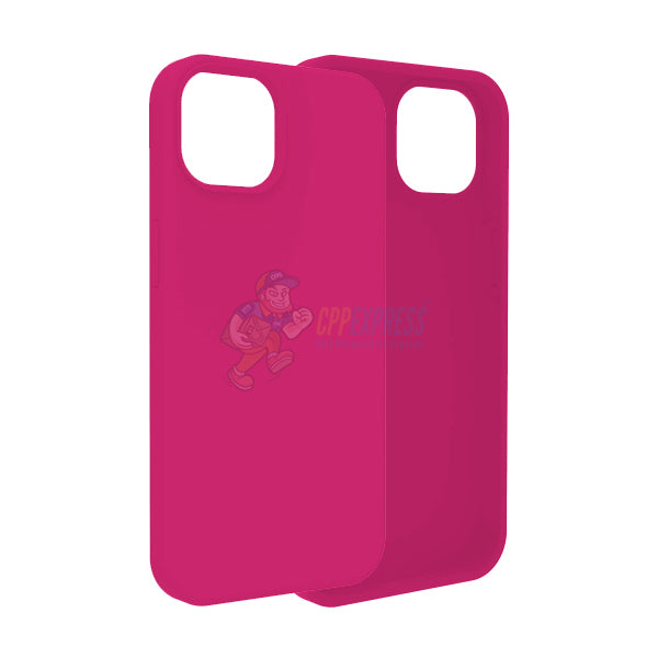 iPhone 13 Slim Soft Silicone Protective ShockProof Case Cover Hot Pink