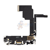 iPhone 15 Pro Charging Port Dock Connector Flex Cable - Black