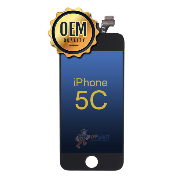 iPhone 5C - LCD Touch Screen Digitizer Complete Assembly - Black