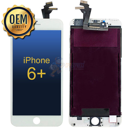 iPhone 6 Plus OEM LCD Display Screen Touch Digitizer Assembly - White