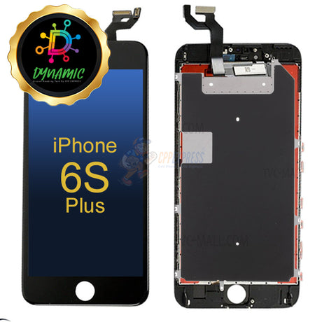 iPhone 6S Plus Dynamic LCD Touch Screen Digitizer and Assembly with Back Plate - Black