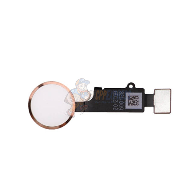 iPhone 7 Compatible Home Button with Flex Cable - Gold