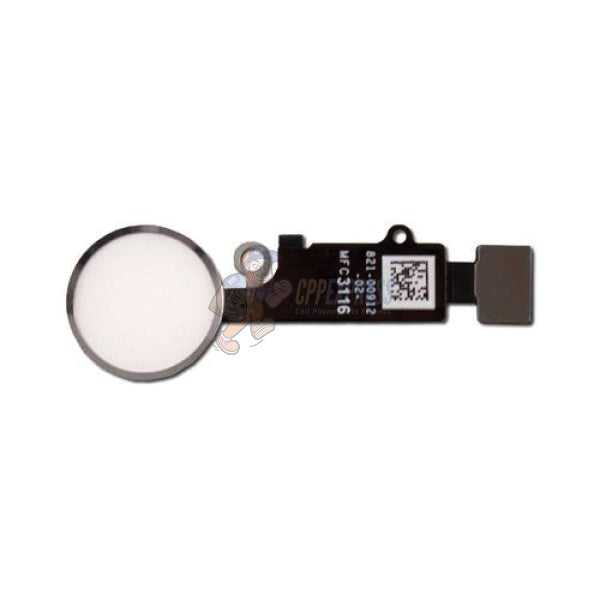 iPhone 7 Compatible Home Button with Flex Cable - White