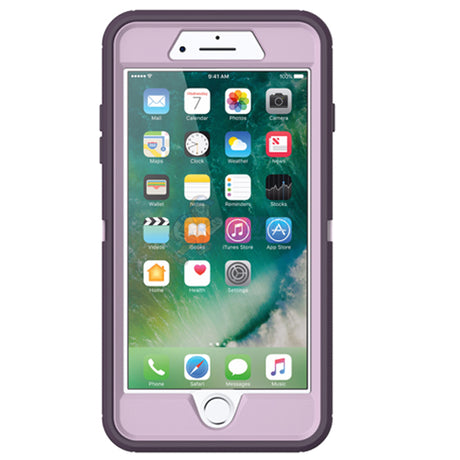 iPhone 7 Plus iPhone 8 Plus Shockproof Defender Case Cover Purple