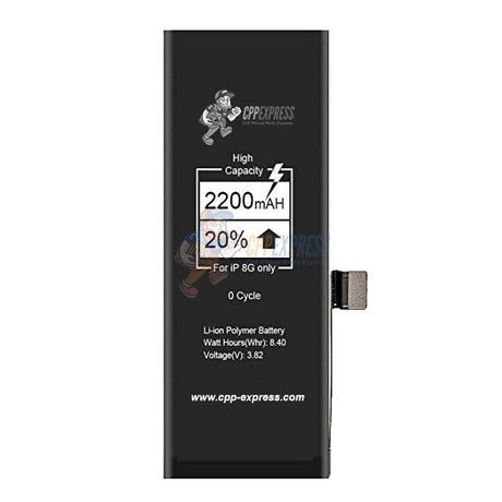 Premium Quality High Capacity Internal Battery Replacement - Compatible With iPhone Model 8 (CPPE PRO)