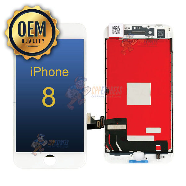 iPhone 8 OEM LCD Touch Screen Digitizer Assembly - White