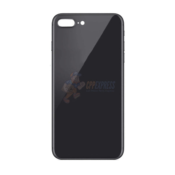 iPhone 8 Plus Glass Back Door Perfect Fit Premium Back Glass - Black