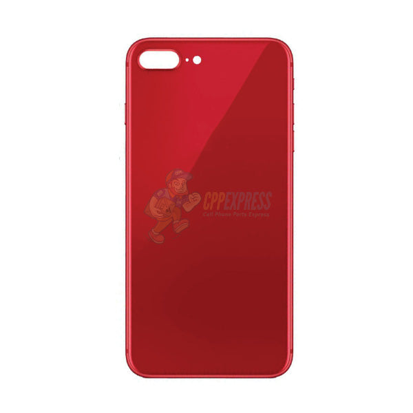 iPhone 8 Plus Glass Back Door Perfect Fit Premium Back Glass - Red