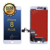 iPhone 8 Plus OEM LCD Display Touch Screen Digitizer Assembly - White