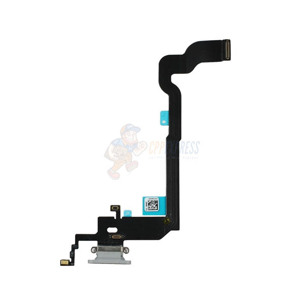 iPhone X Charging Port Dock Connector Flex Cable - White