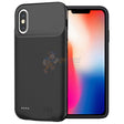 iPhone X iPhone XS Juice Vault Battery Backup Power Bank Charging Case Cover Black