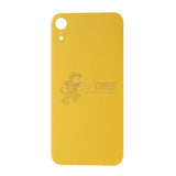 iPhone XR Glass Back Door Perfect Fit Premium Back Glass - Yellow