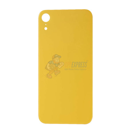 iPhone XR Glass Back Door Perfect Fit Premium Back Glass - Yellow