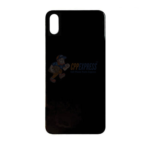 iPhone XS Glass Back Door Perfect Fit Premium Back Glass - Black