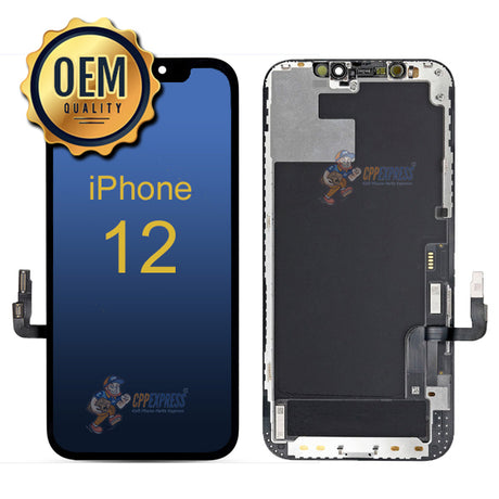 iPhone 12 / 12 Pro - OEM LCD Display Touch Screen Digitizer Assembly - Black