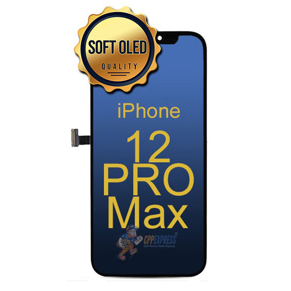 iPhone 12 Pro Max - SL Soft OLED 120Hz Display Touch Screen Digitizer Assembly - Black