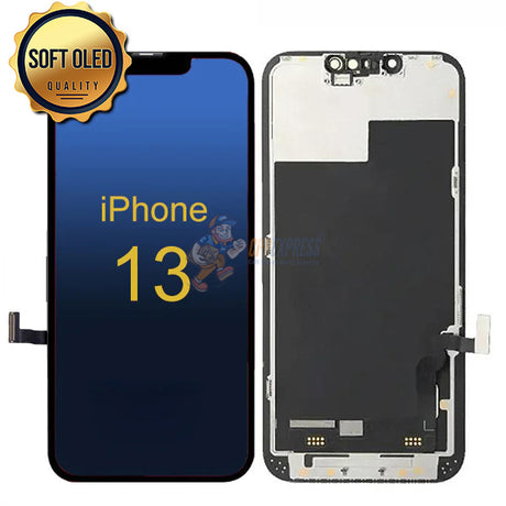 iPhone 13 - Soft OLED Reading Diagnostic Display Touch Digitizer Assembly - Black