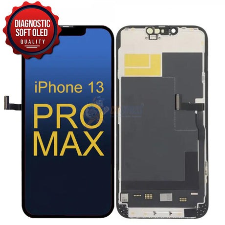 iPhone 13 Pro Max - Soft OLED Reading Diagnostic Display Touch Digitizer Assembly - Black