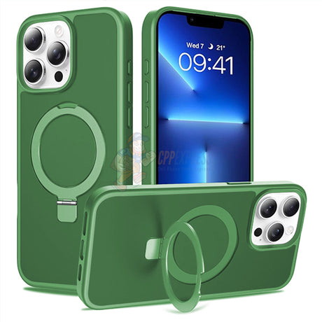 iPhone 13 Pro Shockproof Magnetic Case With Stand Holder