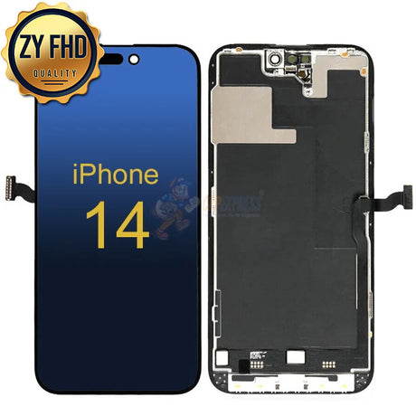 iPhone 14 - ZY FHD LCD Screen Display Touch Screen Digitizer Assembly - Black