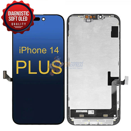 iPhone 14 Plus - Soft OLED Reading Diagnostic Display Touch Digitizer Assembly - Black