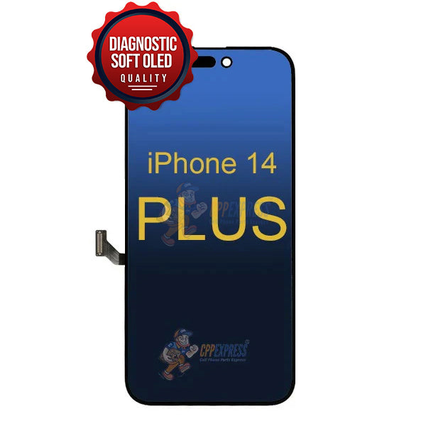 iPhone 14 Plus - Soft OLED Reading Diagnostic Display Touch Digitizer Assembly - Black