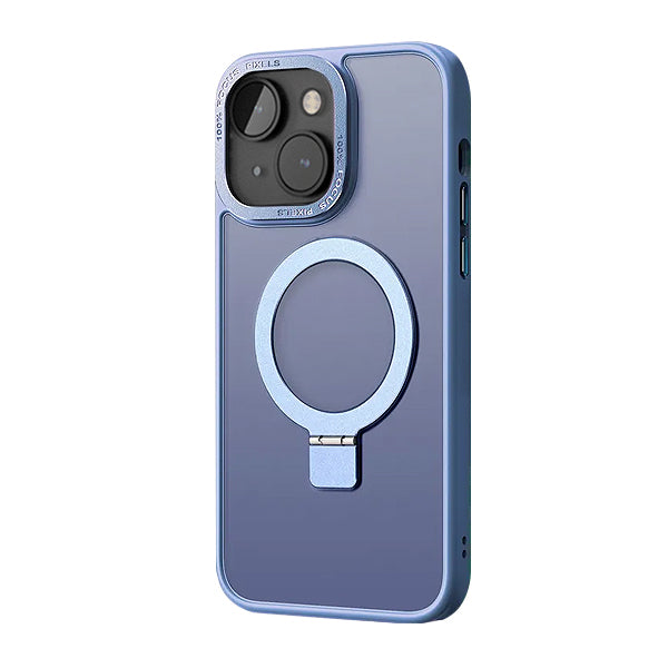 iPhone 14 Plus Shockproof Magnetic Case With Invisible Stand Holder